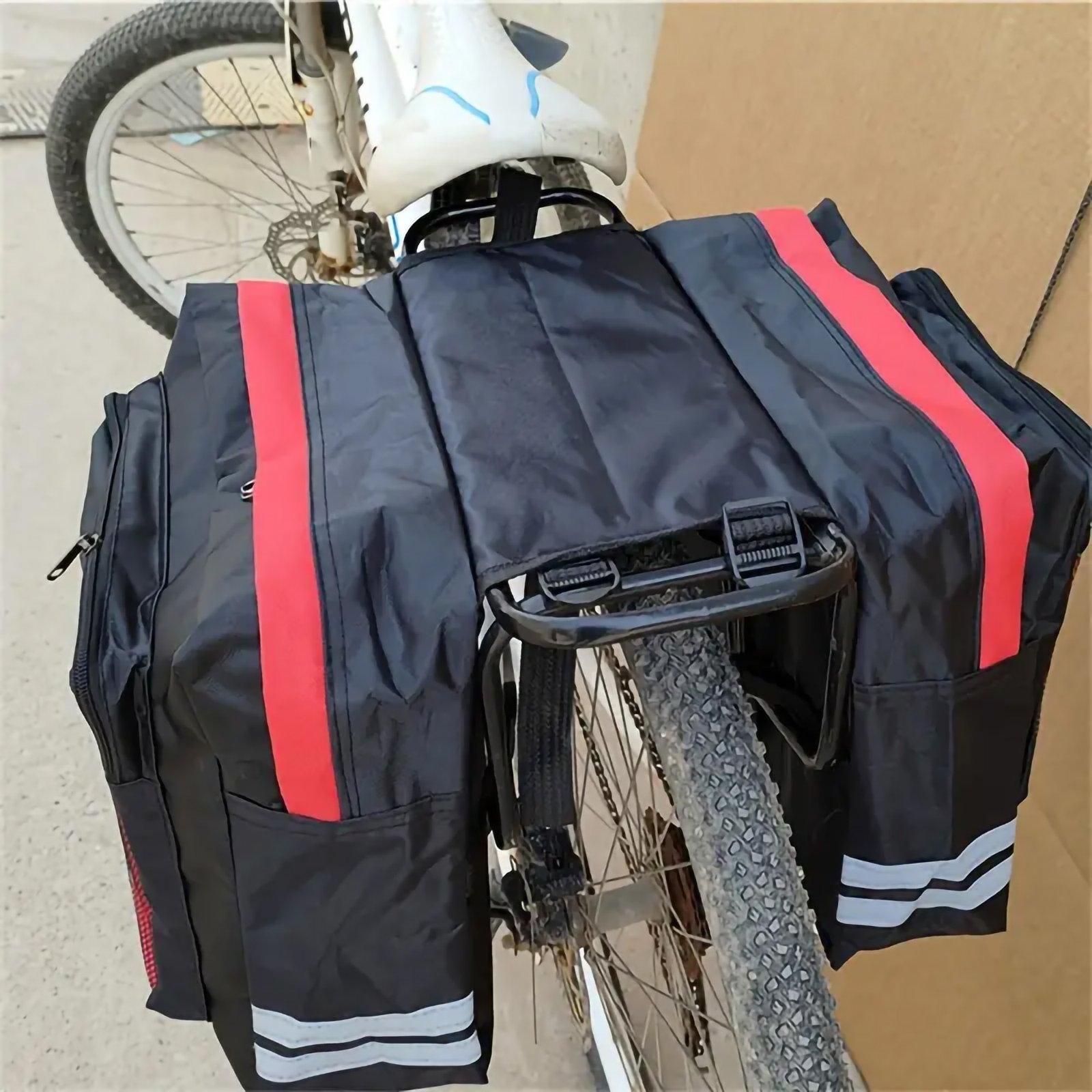 Durable Bicycle Rear Seat Bag, Mountain Bike Rear Rack Bag - Image 2