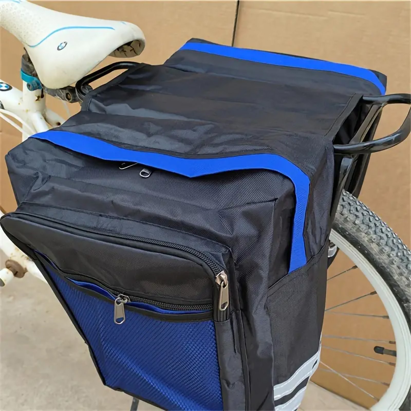 Durable Bicycle Rear Seat Bag, Mountain Bike Rear Rack Bag - Image 7