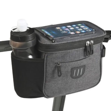 Adjustable Bike Handlebar Bag With Phone Pocket