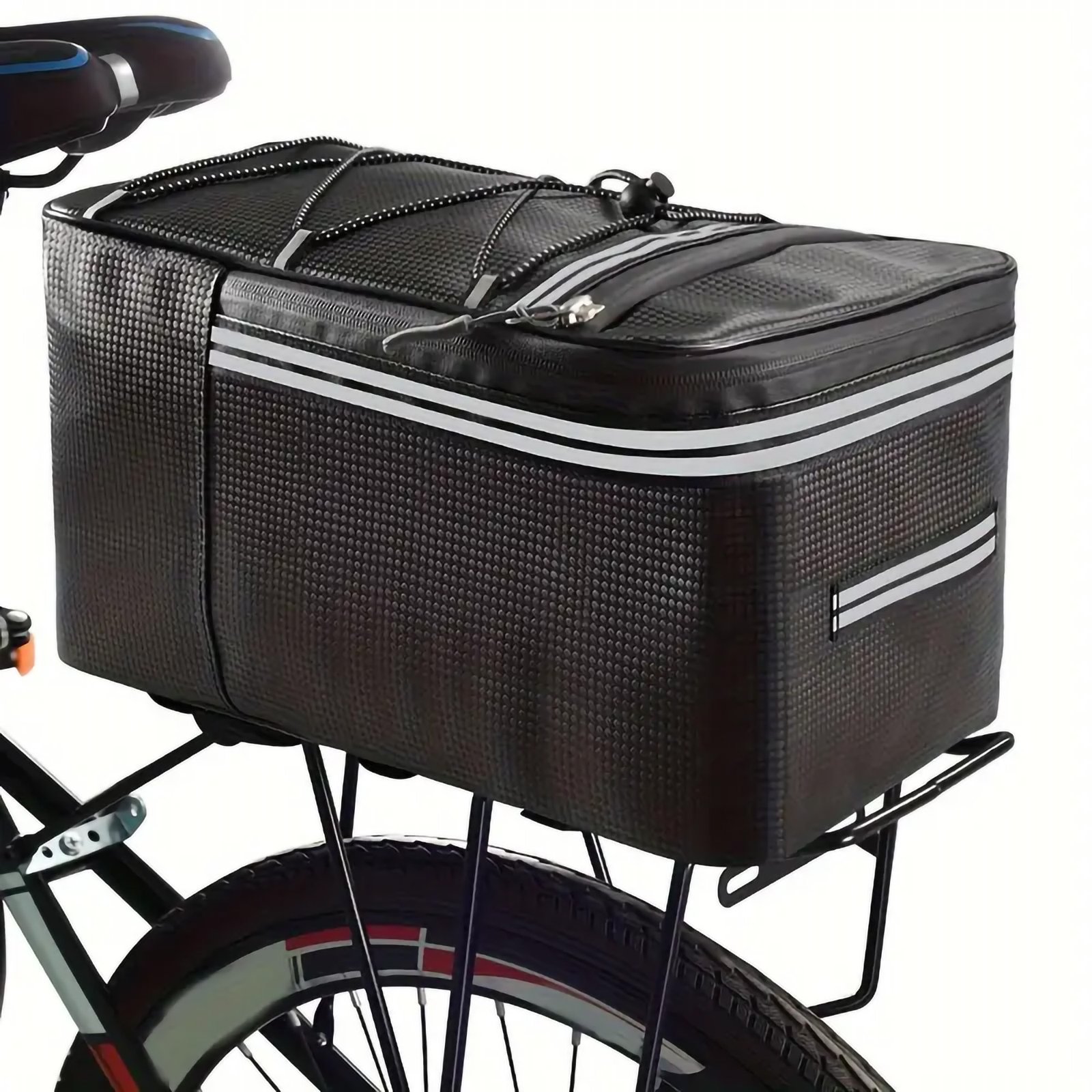 Bike Rear Rack Bag, Waterproof Bicycle Trunk Carrier